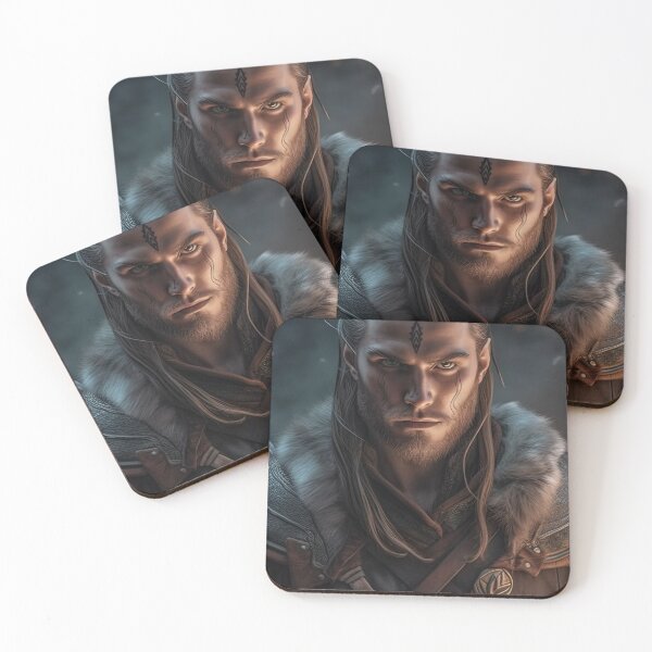 Item preview, Close-up of a Warrior of the Northern Realms designed and sold by NoWayy.