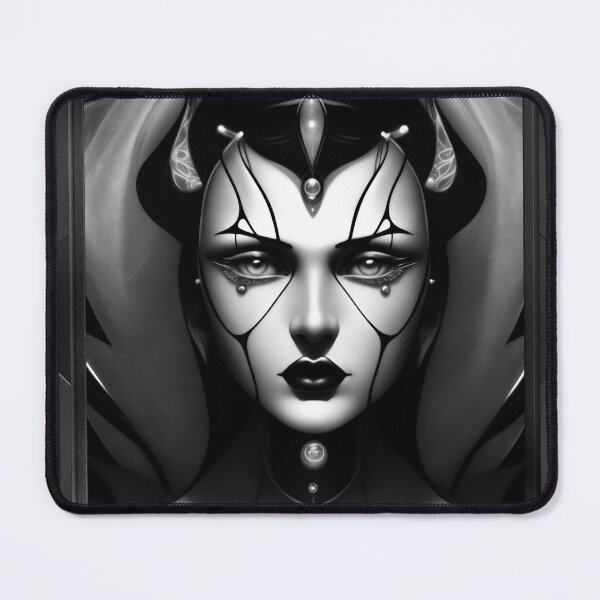 Item preview, A Warped Vision Beautiful Surreal AI Concept Art Portrait by Xzendor7 designed and sold by Xzendor7 Digital Art Creations.