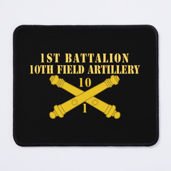Item preview, Army - 1st Battalion, 10th Field Artillery w Branch designed and sold by Military Insignia Products.