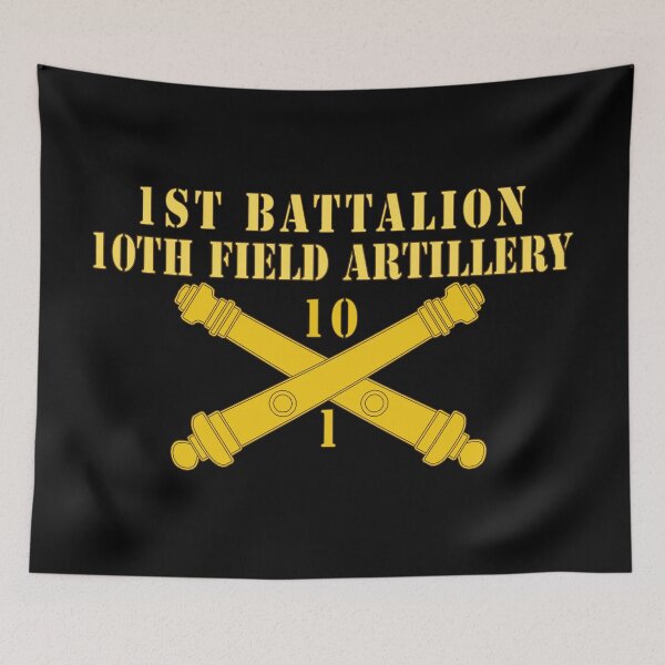 Item preview, Army - 1st Battalion, 10th Field Artillery w Branch designed and sold by Military Insignia Products.