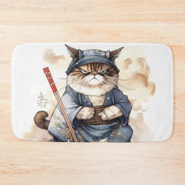 Item preview, Japanese Wizard Cat designed and sold by SamuraiCats.