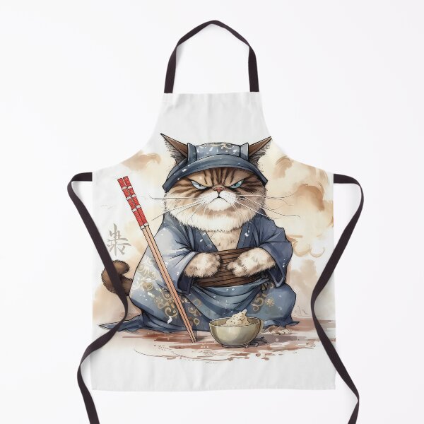 Item preview, Japanese Wizard Cat designed and sold by SamuraiCats.