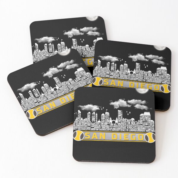 Item preview, The legends that make up the history of San Diego City skyline baseball designed and sold by Calftrailing.