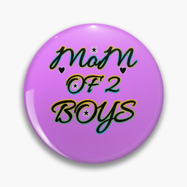 Item preview, MOM OF 2 BOYS designed and sold by RendoRed.