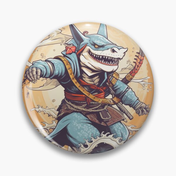 Item preview, Ccc3c_Samurai Shark_24 designed and sold by CritterCuties.