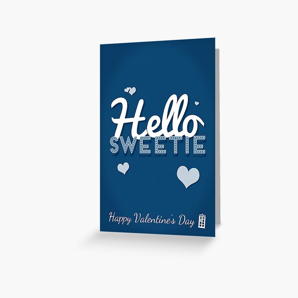 Hello Sweetie Greeting Card