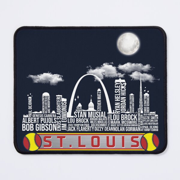Item preview, The legends that make up the history of St. Louis City skyline baseball designed and sold by Calftrailing.