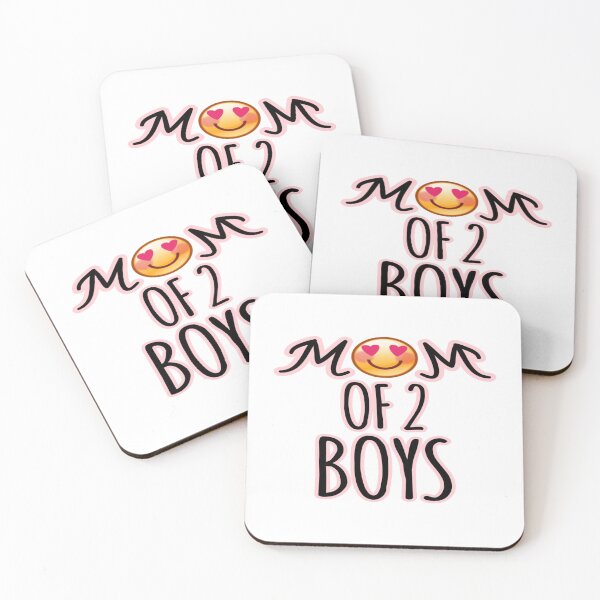 Item preview, MOM OF 2 BOYS designed and sold by RendoRed.