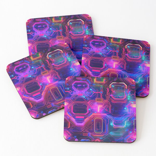 Item preview, High Tech Futuristic Iridescent Glowing Pattern designed and sold by ETconnections.