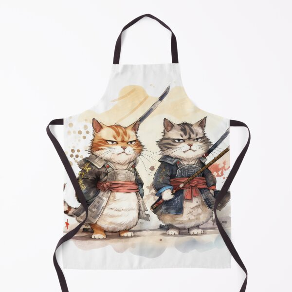Item preview, Samurai cat twins designed and sold by SamuraiCats.