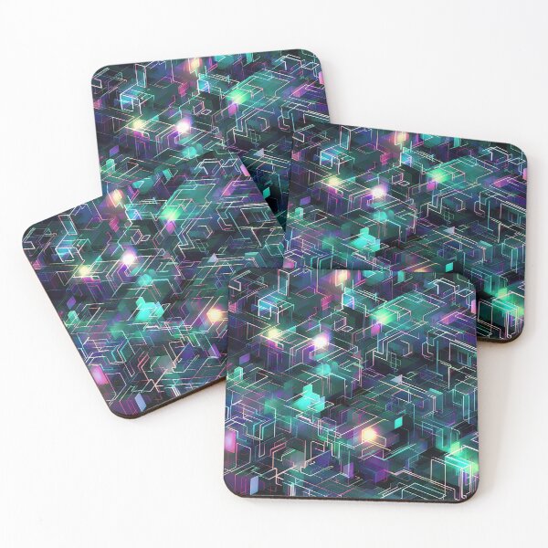Item preview, High Tech Futuristic Iridescent Glowing Pattern designed and sold by ETconnections.