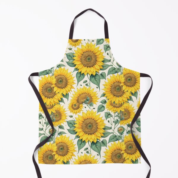 Item preview, "Bright Sunflowers: A Watercolor Pattern in 4K" designed and sold by OasisOfGraphics.