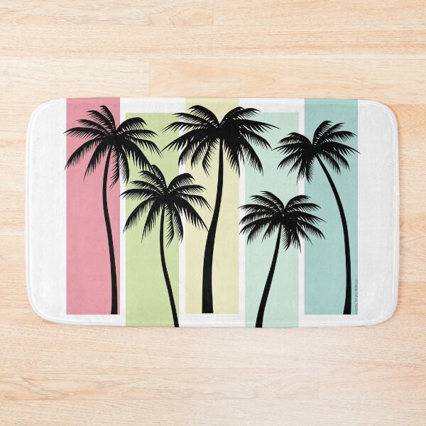 Item preview, Retro Art Deco Style Summer Vacation Tropical Palm Trees designed and sold by Dibble Dabble Designs.