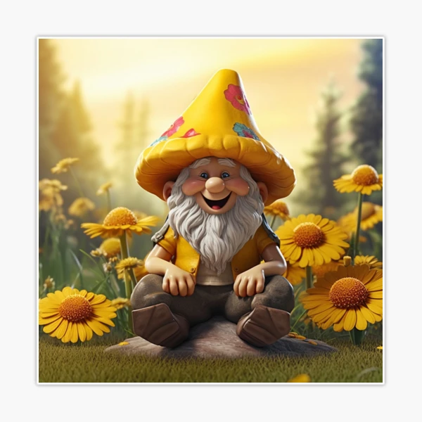 Large 2024 Sunflower Garden Gnome