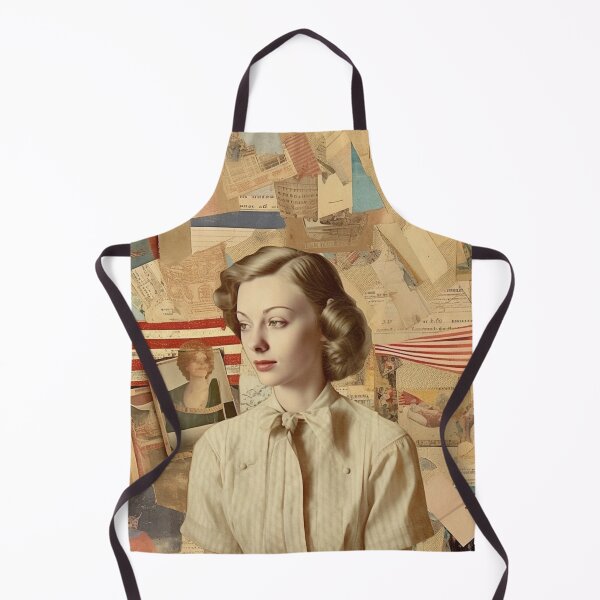 Item preview, America Retro Vintage Patchwork of Americana Pattern Collage designed and sold by BrandonArtWorld.