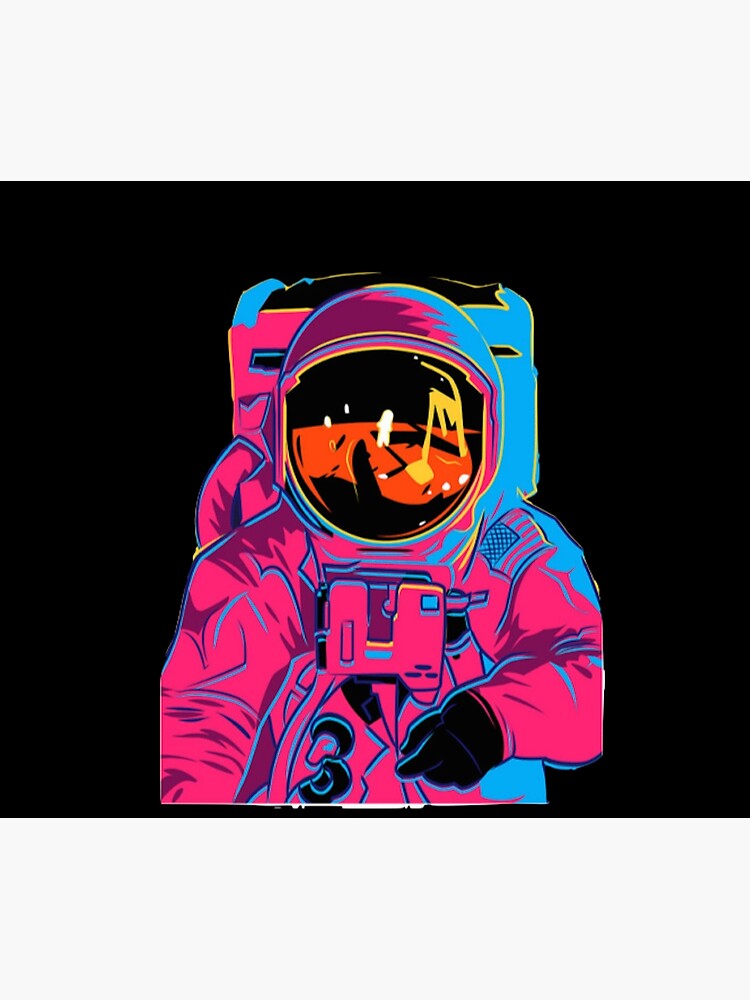 Trippy rainbow Astronaut by xxxlemonade