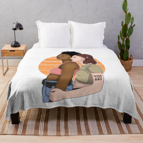 Item preview, Interracial Lesbian Couple Hug I Was Born This Gay (Pride Month Edition) designed and sold by ObsidianDaz.