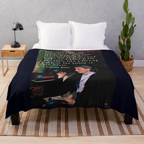 Item preview, Copy of Virginia Woolf portrait and quote: But what after all is one night? A short space.... designed and sold by artbleed.