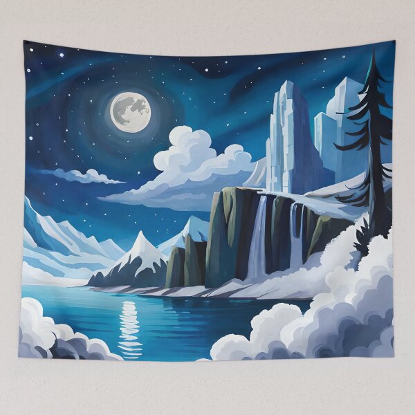 Item preview, AI Generated - Serene Valley designed and sold by Kaiko-Roku.