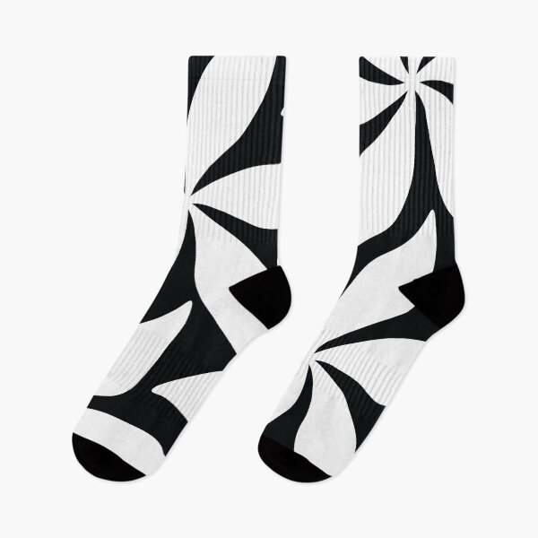 Item preview, Claudia Flores Black and White Simple Retro Flower Pattern designed and sold by ClaudiaFlores.