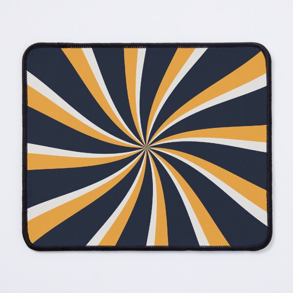 Item preview, Blue, yellow and gray retro style sun rays designed and sold by BattaAnastasia.