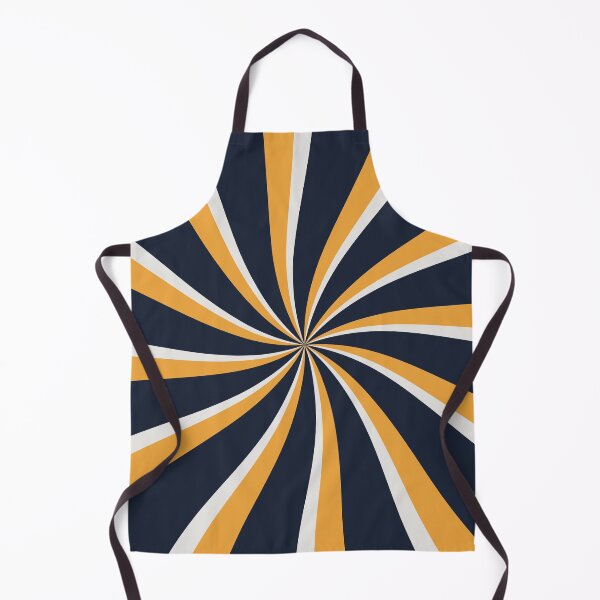 Item preview, Blue, yellow and gray retro style sun rays designed and sold by BattaAnastasia.