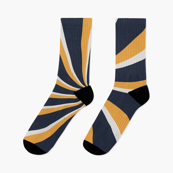 Item preview, Blue, yellow and gray retro style sun rays designed and sold by BattaAnastasia.