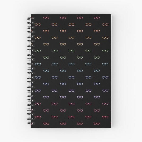 Item preview, Rainbow Glasses pattern (black) designed and sold by animinimal.