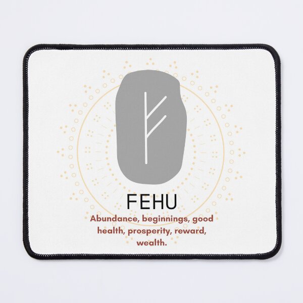 Item preview, Fehu - The Wealth Rune designed and sold by WrenCemetery.