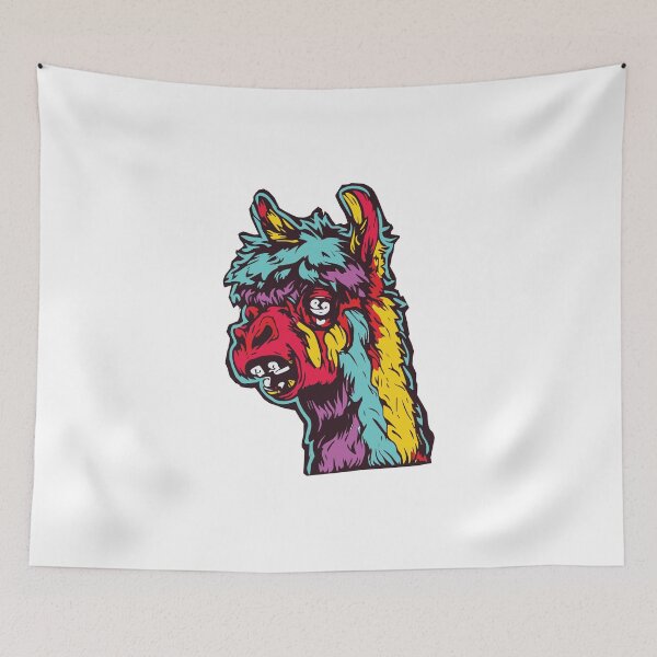 Item preview,  Horror Scary Retro Vintage Zombie Alpaca designed and sold by ScaryTeddybear.
