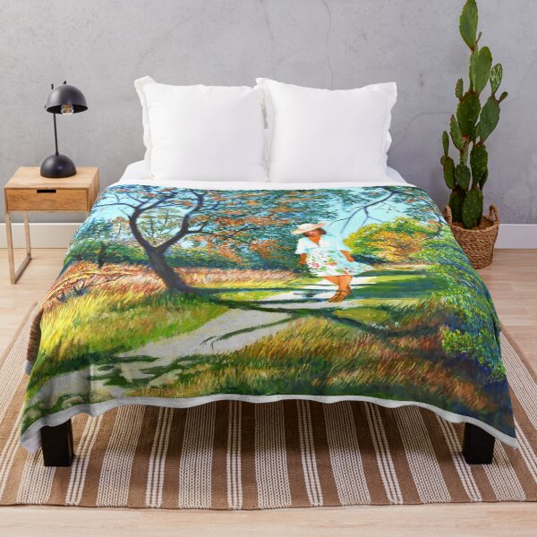 Item preview, Woman girl walking in park zen yoga buddhism designed and sold by Fantasyart123.