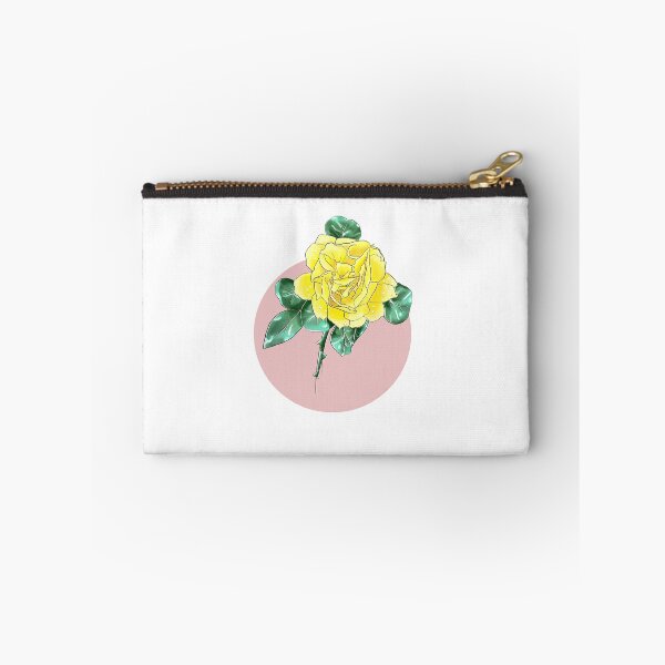 Item preview, Copy of Minimalist yellow Rose flower line art designed and sold by JuniperWild.