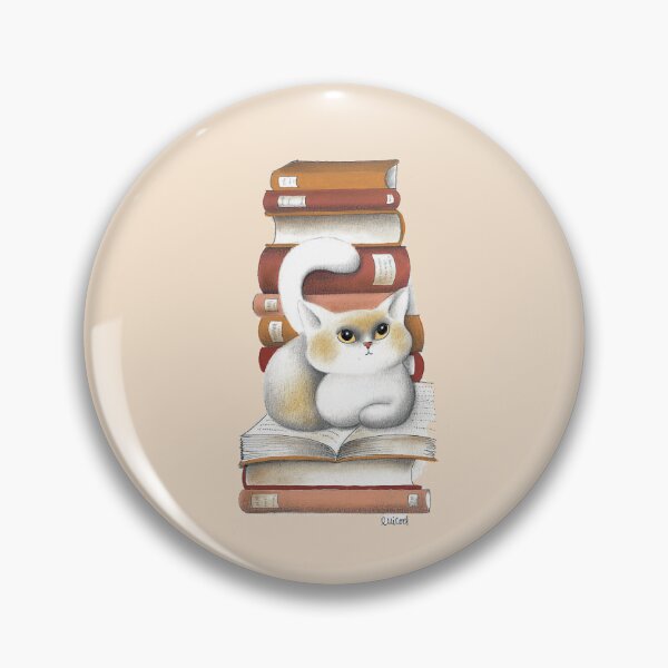 Item preview, Purrfect Cat Sticker: Books reader. Gift for cat lovers designed and sold by gatteria.