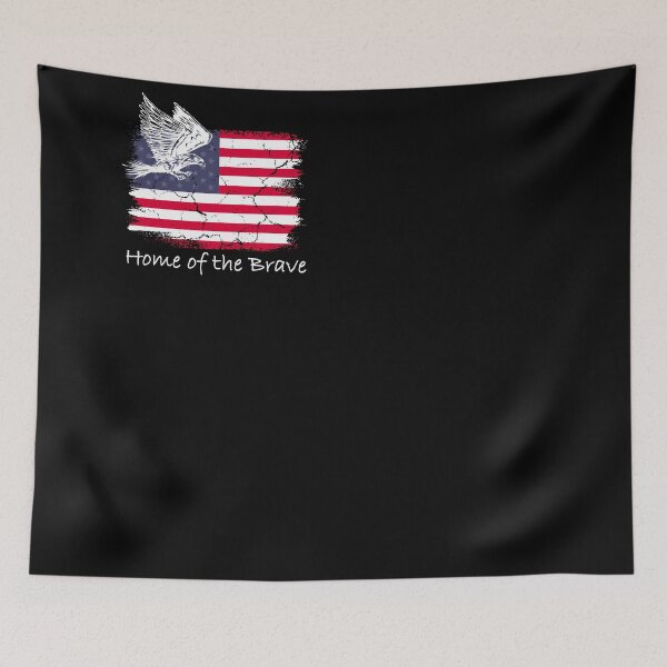 Item preview,  Eagle and Flag,Home of the Brave designed and sold by i l u s ⭐⭐⭐⭐⭐ (150).