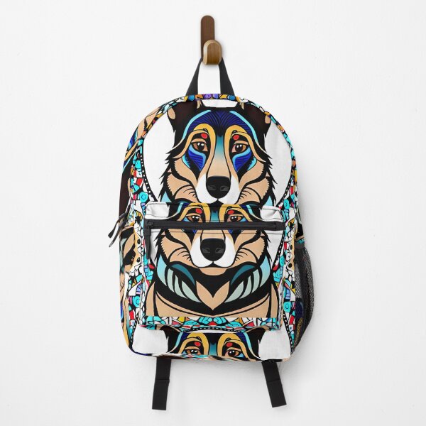Item preview, A painting of a dog's face in a circle designed and sold by Hillol Bora.