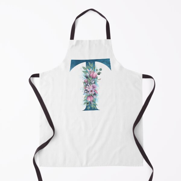Item preview, Letter T Initial Or Monogram With Watercolor Flowers designed and sold by KreativniUm.