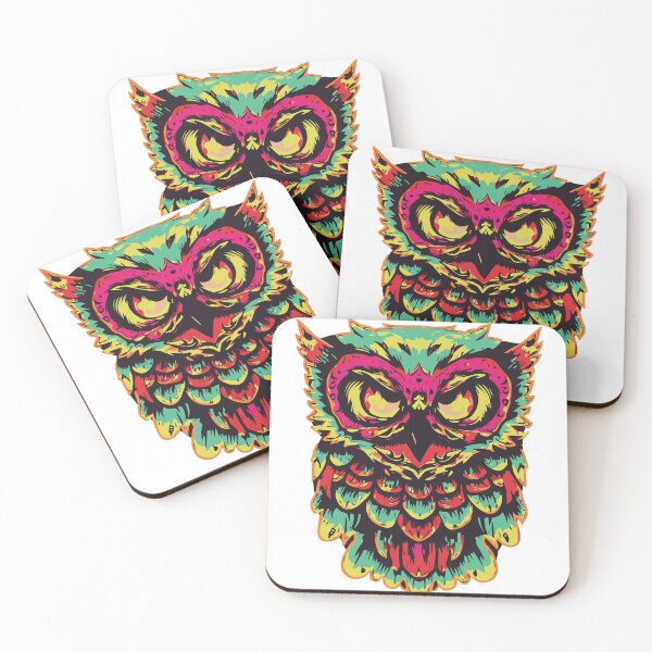 Item preview, Horror Scary Retro Vintage Zombie Owl designed and sold by ScaryTeddybear.