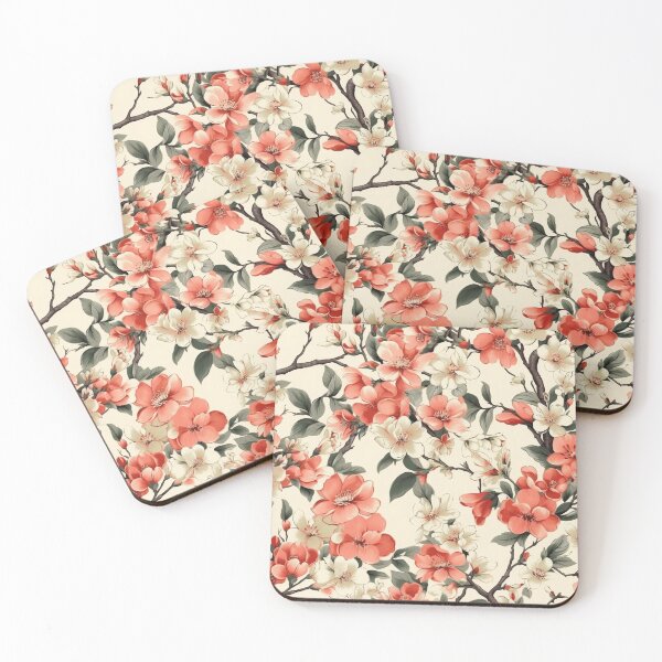 Item preview, Blossoms of Serenity: Vintage Japanese Cherry Blossom Print Design by Mila van Meer designed and sold by Mila van Meer.