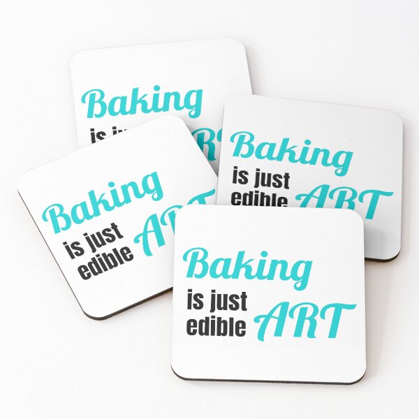 Item preview, Baking is just edible Art designed and sold by TextEccentrics.