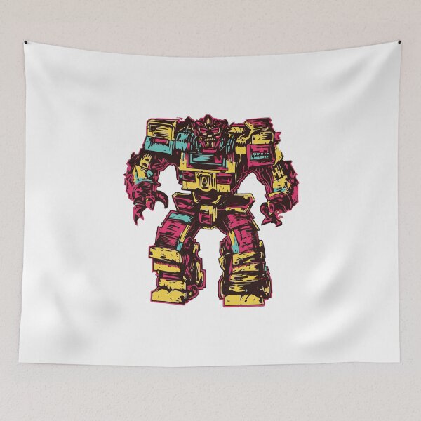 Item preview, Retro Style 90s Cartoon Comic Hero Robot designed and sold by ScaryTeddybear.