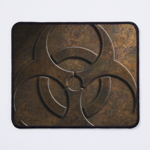 Item preview, Biohazard Symbol Stone Texture designed and sold by The Learning Curve Photography.