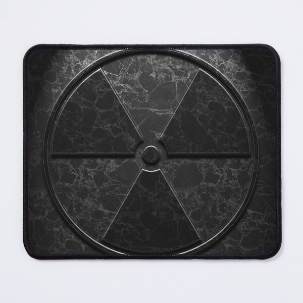 Item preview, Radioactive Symbol Black Marble Texture designed and sold by The Learning Curve Photography.