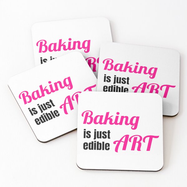 Item preview, Baking is just edible Art designed and sold by TextEccentrics.