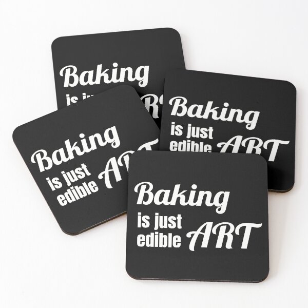 Item preview, Baking is just edible Art designed and sold by TextEccentrics.