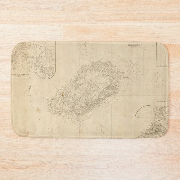 Item preview, Vintage Bermuda Map (1771) designed and sold by BravuraMedia.