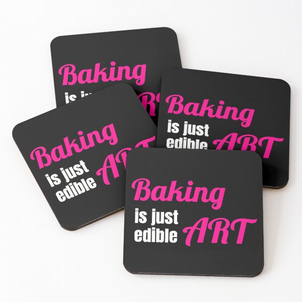 Item preview, Baking is just edible Art designed and sold by TextEccentrics.