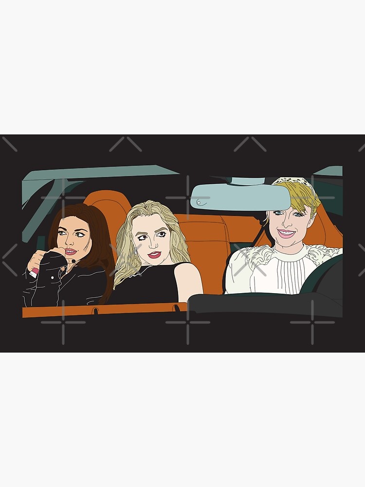 Discover ICONIC Car Ride (Lindsay Britney Paris) Premium Matte Vertical Poster