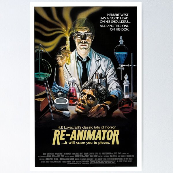 RE-ANIMATOR (1985) Australian Daybill Poster (Original) deals - Horror, Stuart Gordon