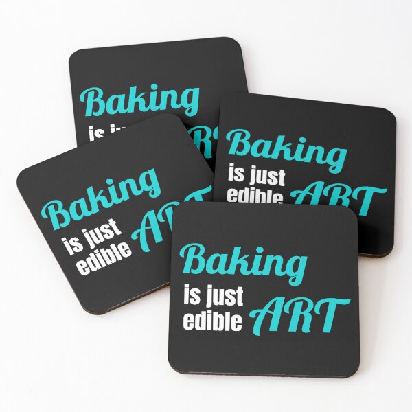 Item preview, Baking is just edible Art designed and sold by TextEccentrics.