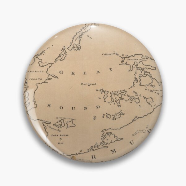 Item preview, Vintage Bermuda Map (1827) designed and sold by BravuraMedia.